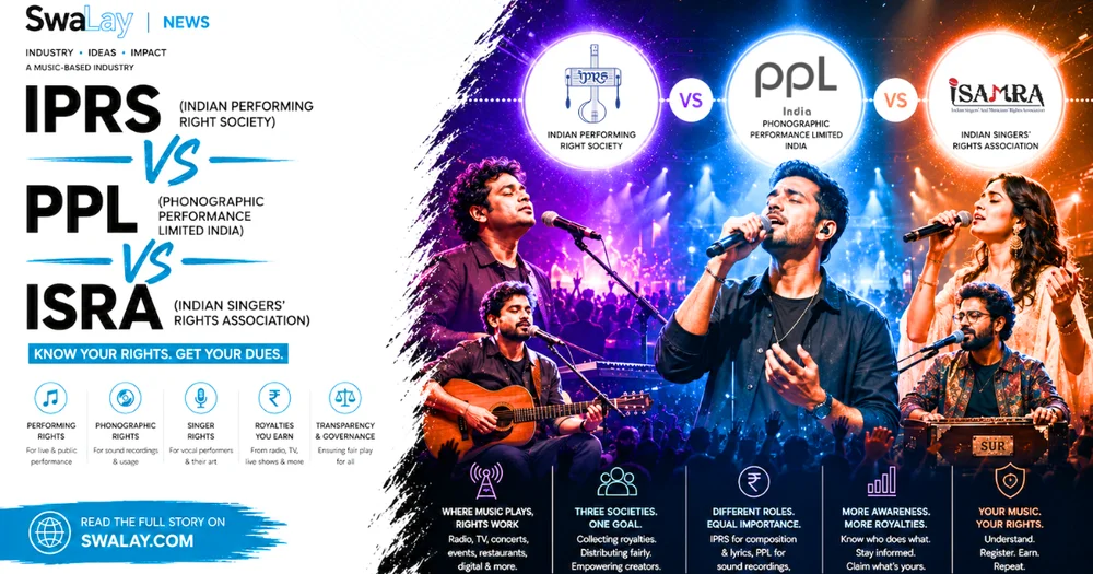 IPRS vs PPL vs ISRA: Which Indian Music Rights Society Pays You and How Much?