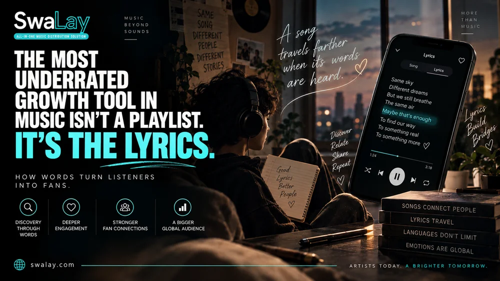 The Most Underrated Growth Tool in Music Isn’t a Playlist. It’s the Lyrics.